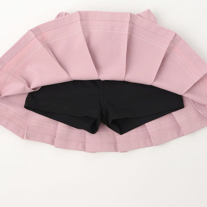 日本童裝 X-girl Stages logo上衣百摺裙套裝 90-140cm 女童款 夏季 TOPS SKIRTS