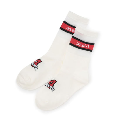 日本直送 X-girl Stages 襪一對 15-21cm 襪系列