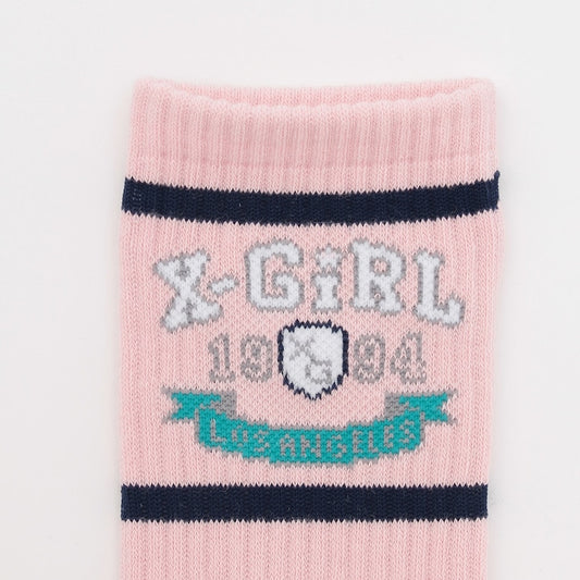 日本直送 X-girl Stages 襪一對 13-21cm 襪系列