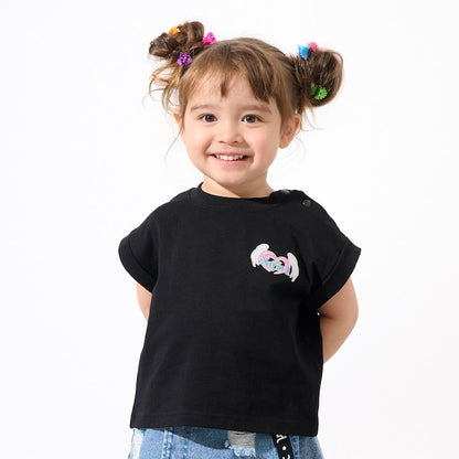 日本童裝 X-girl Stages 防UV 心形LOGO刺繡上衣 90-140cm 女童款 夏季 TOPS