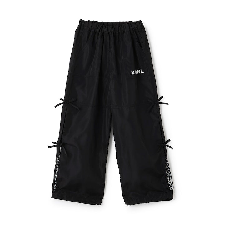 日本童裝 X-girl Stages 防UV 開衩工裝褲 90-140cm 女童款 夏季 PANTS