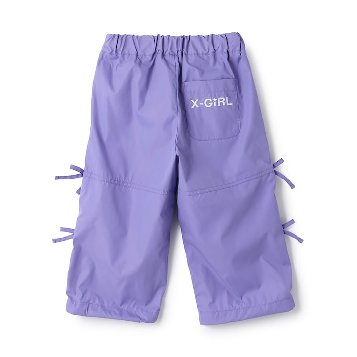 日本童裝 X-girl Stages 防UV 開衩工裝褲 90-140cm 女童款 夏季 PANTS