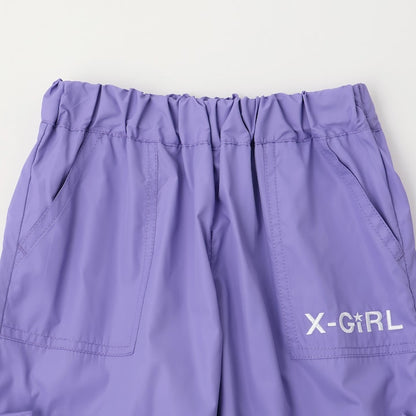 日本童裝 X-girl Stages 防UV 開衩工裝褲 90-140cm 女童款 夏季 PANTS