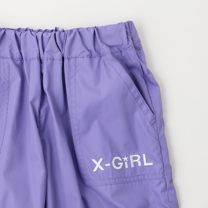 日本童裝 X-girl Stages 防UV 開衩工裝褲 90-140cm 女童款 夏季 PANTS