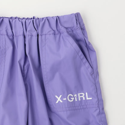 日本童裝 X-girl Stages 防UV 開衩工裝褲 90-140cm 女童款 夏季 PANTS