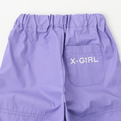 日本童裝 X-girl Stages 防UV 開衩工裝褲 90-140cm 女童款 夏季 PANTS