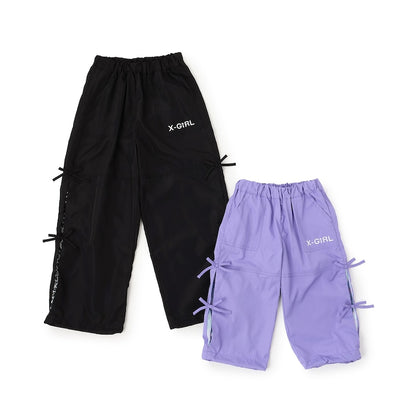 日本童裝 X-girl Stages 防UV 開衩工裝褲 90-140cm 女童款 夏季 PANTS