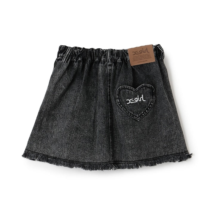 日本童裝 X-girl Stages 牛仔裙褲 90-140cm 女童款 夏季 PANTS