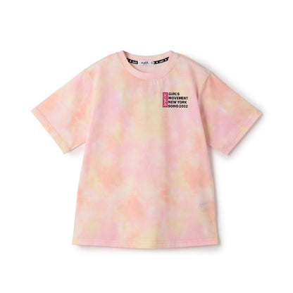 日本童裝 X-girl Stages 防UV 泡沫LOGO扎染印花連身裙 80-140cm 女童款 夏季 TOPS