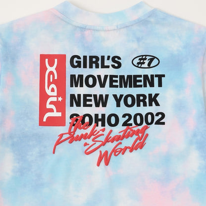 日本童裝 X-girl Stages 防UV 泡沫LOGO扎染印花連身裙 80-140cm 女童款 夏季 TOPS