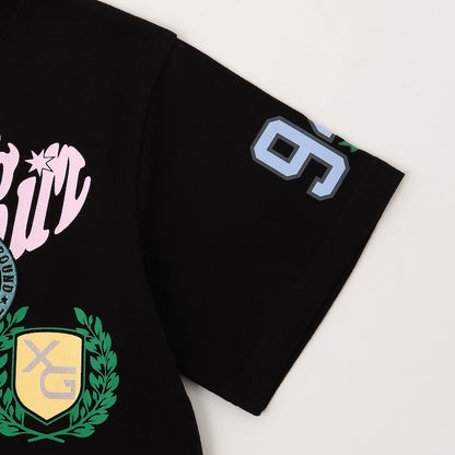 日本童裝 X-girl Stages 防UV 接觸冷感 印花短袖上衣 80-140cm 女童款 夏季 TOPS