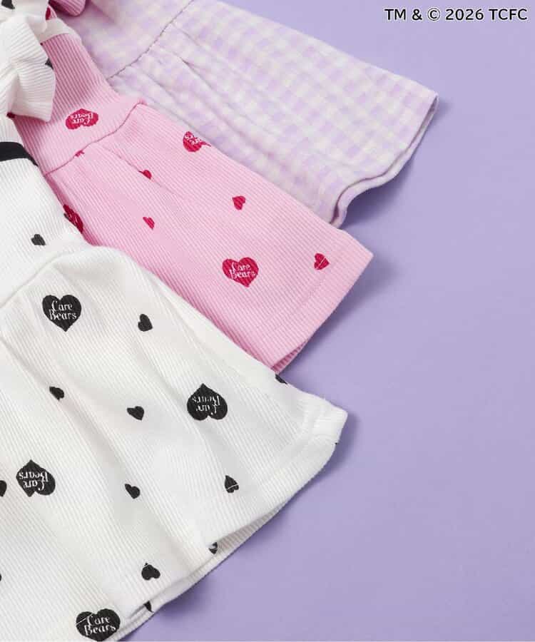 日本童裝 apres les cours x CareBears 假兩件吊帶背心疊穿上衣 80-140cm 女童款 夏季 TOPS