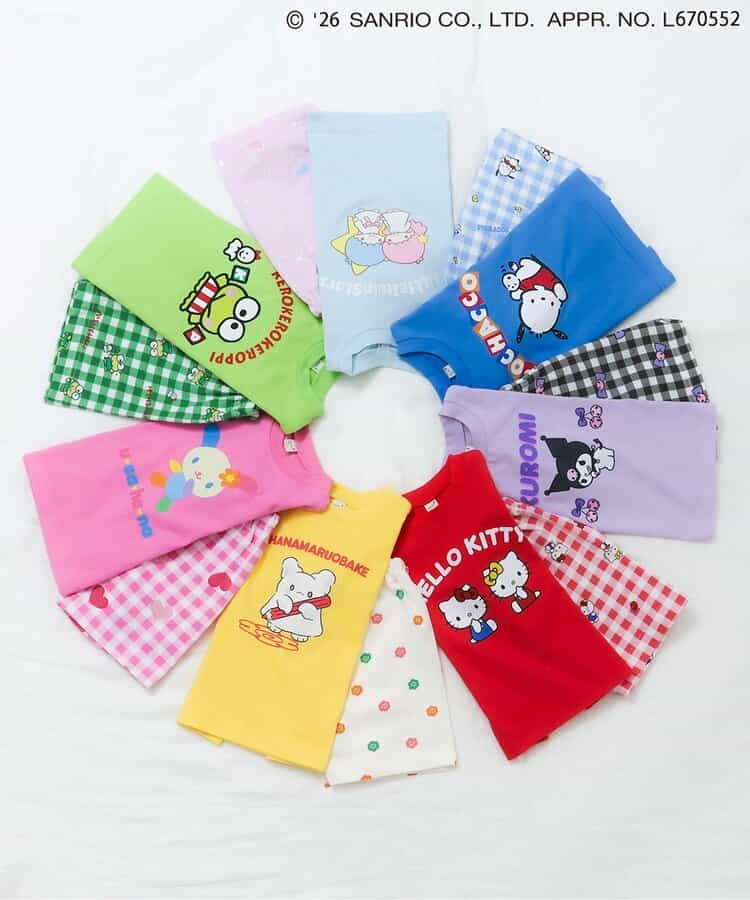日本童裝 apres les cours x Sanrio 接觸冷感 睡衣 80-130cm 男童款/女童款 夏季 睡衣系列