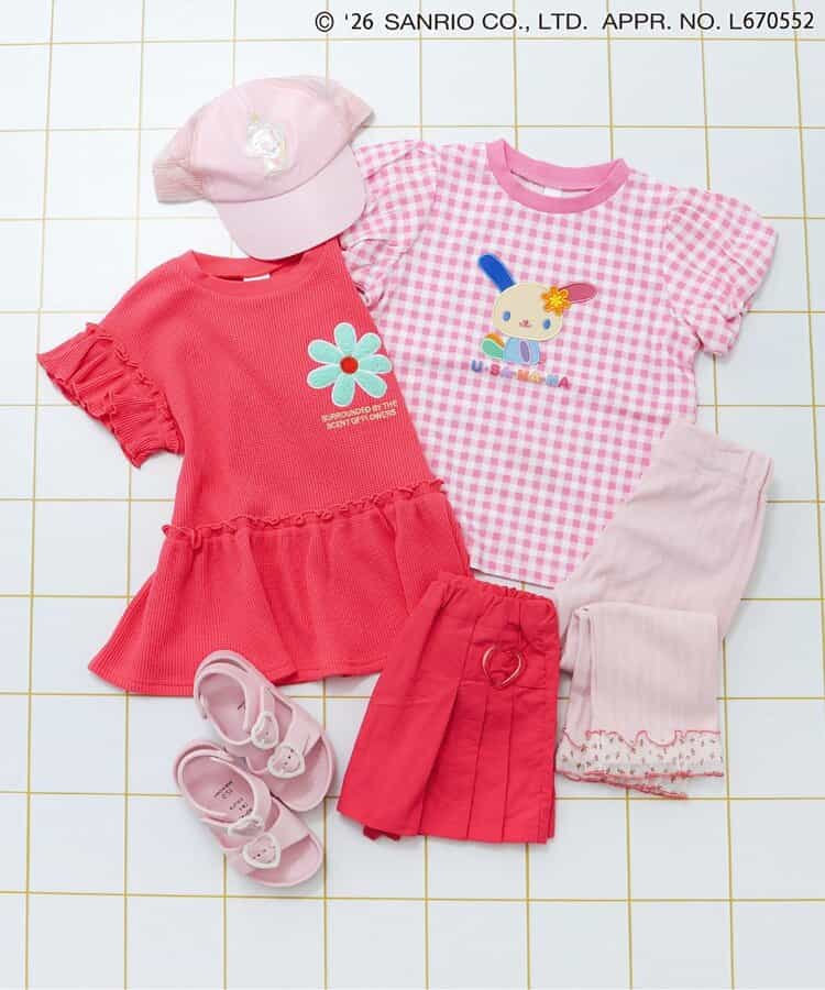 日本童裝 apres les cours x Sanrio 可愛圖案上衣 80-140cm 女童款 夏季 TOPS