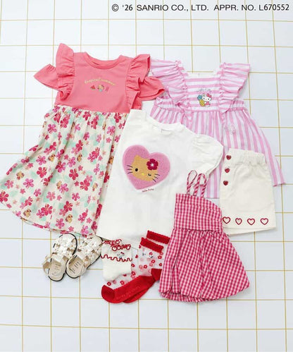 日本童裝 apres les cours x Sanrio 可愛圖案上衣 80-140cm 女童款 夏季 TOPS