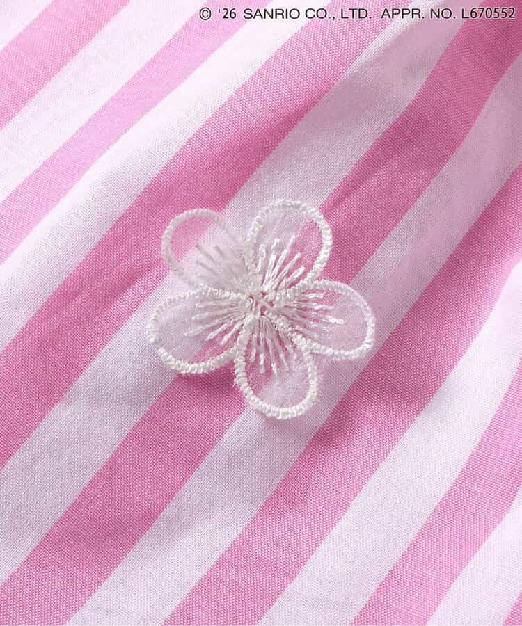日本童裝 apres les cours x Sanrio 花卉條紋上衣 80-140cm 女童款 夏季 TOPS