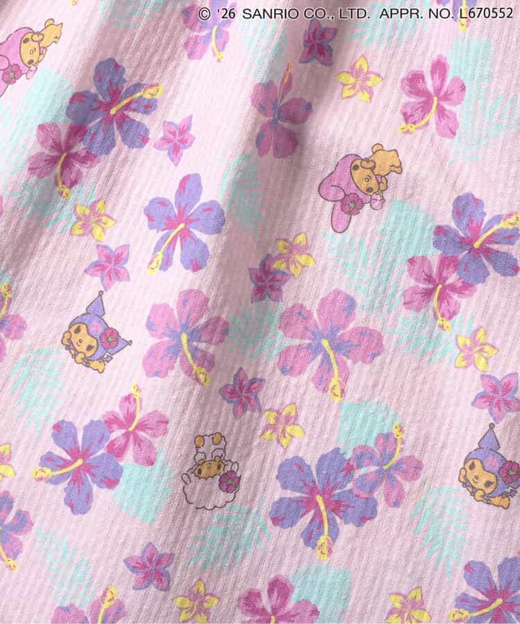 日本童裝 apres les cours x Sanrio 熱帶風情露肩連身裙 80-140cm 女童款 夏季 DRESSES