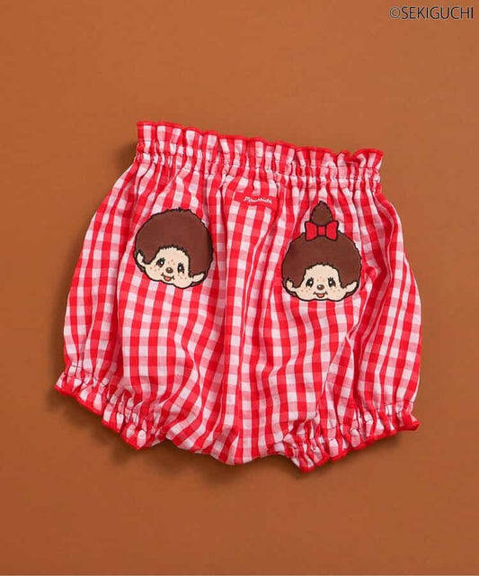 日本童裝 apres les cours x monchhichi 燈籠褲 70-80cm 男童款/女童款 初生嬰兒 夏季 PANTS