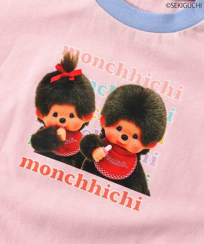 日本童裝 apres les cours x monchhichi 印花連衣 70-80cm 男童款/女童款 初生嬰兒 夏季 Jumpsuit