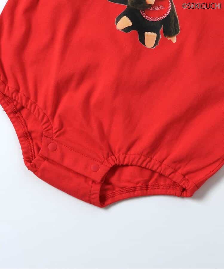 日本童裝 apres les cours x monchhichi 印花連衣 70-80cm 男童款/女童款 初生嬰兒 夏季 Jumpsuit