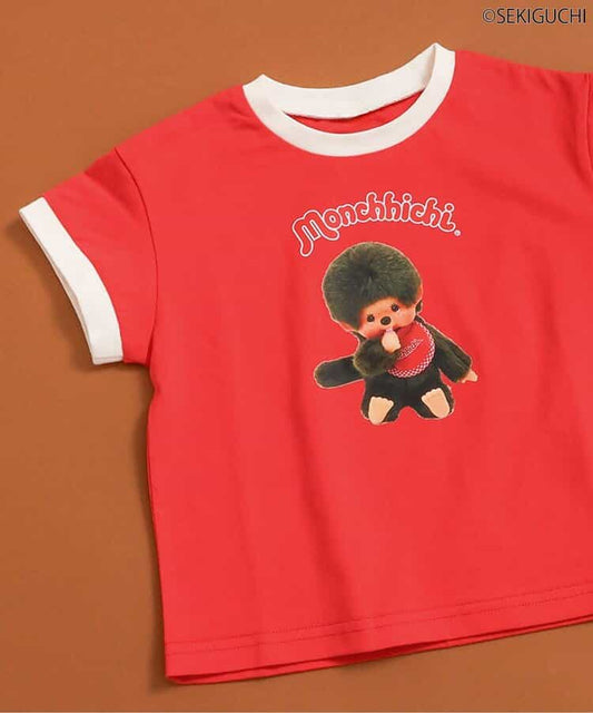 日本童裝 apres les cours x monchhichi 印花上衣 80-130cm 男童款/女童款 初生嬰兒 夏季 TOPS