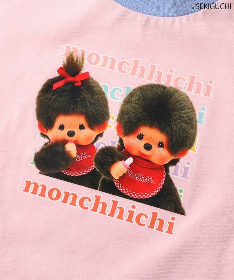 日本童裝 apres les cours x monchhichi 印花上衣 80-130cm 男童款/女童款 初生嬰兒 夏季 TOPS