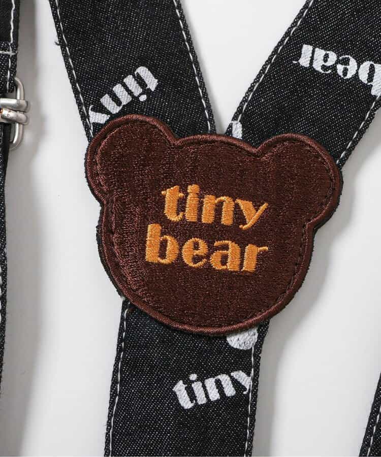 日本童裝 apres les cours x tiny bear 可拆吊帶牛仔褲 80-120cm 男童款 夏季 Jumpsuit PANTS