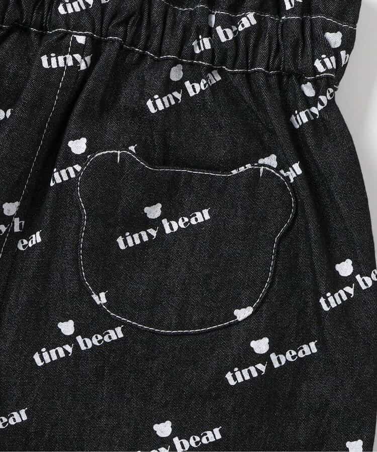日本童裝 apres les cours x tiny bear 可拆吊帶牛仔褲 80-120cm 男童款 夏季 Jumpsuit PANTS