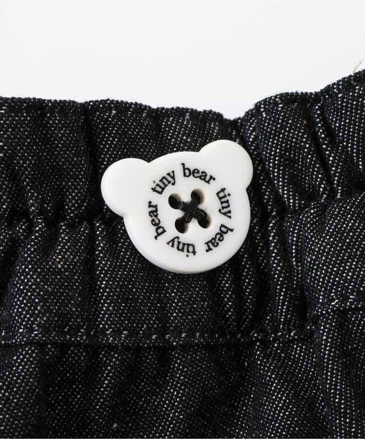 日本童裝 apres les cours x tiny bear 可拆吊帶牛仔裙 80-120cm 女童款 夏季 SKIRTS