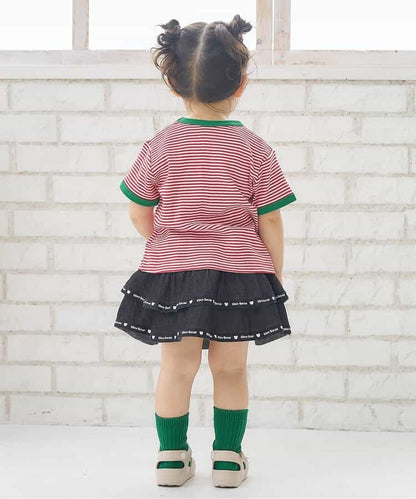 日本童裝 apres les cours x tiny bear 可拆吊帶牛仔裙 80-120cm 女童款 夏季 SKIRTS
