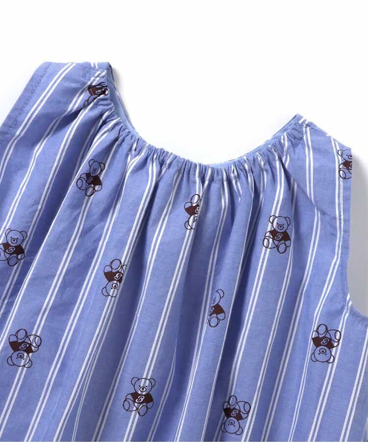 日本童裝 apres les cours x tiny bear 水手領泡泡連身裙 80-120cm 女童款 夏季 DRESSES