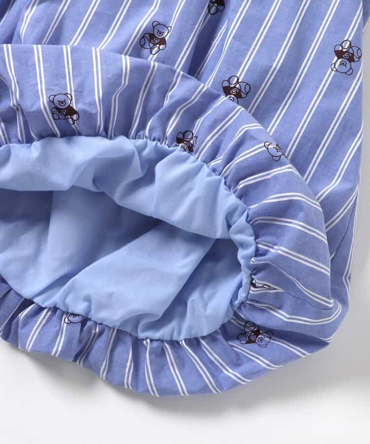 日本童裝 apres les cours x tiny bear 水手領泡泡連身裙 80-120cm 女童款 夏季 DRESSES