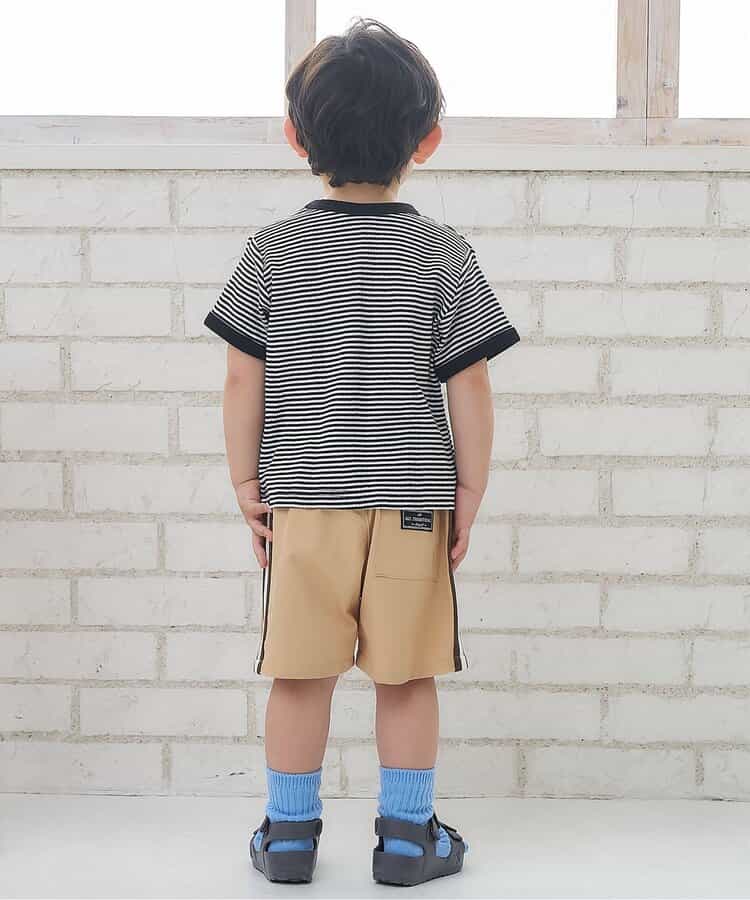 日本童裝 apres les cours x tiny bear 刺繡間條上衣 80-120cm 男童款/女童款 夏季 TOPS