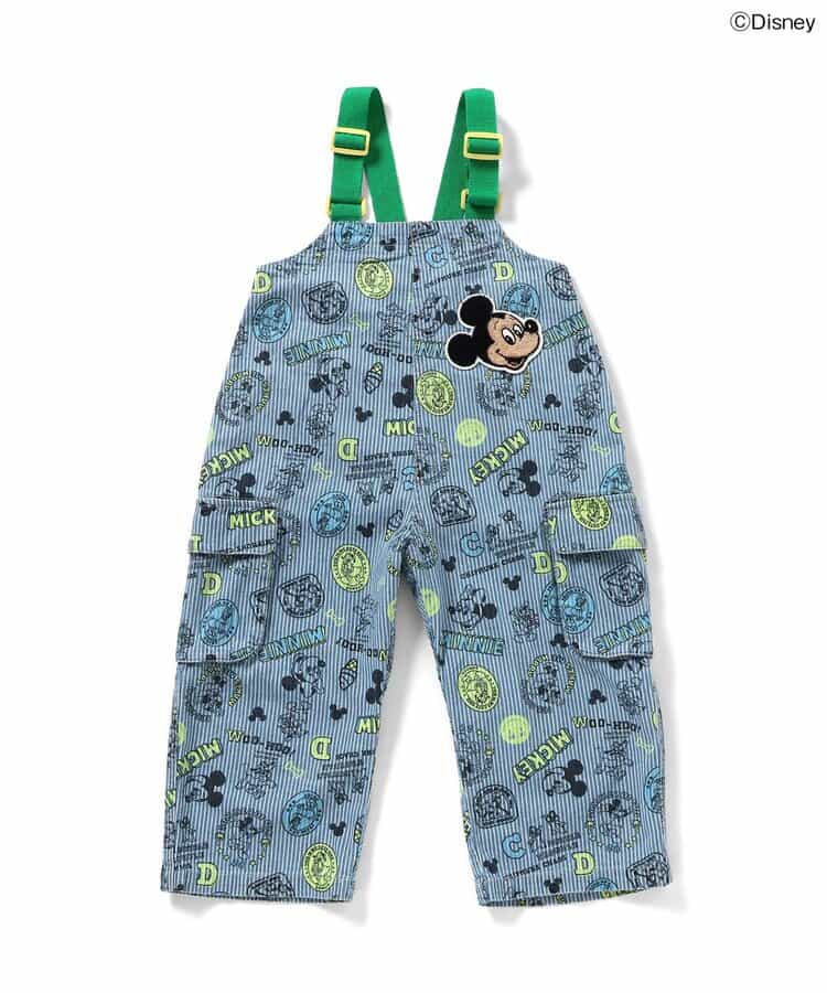日本童裝 BREEZE x Disney 印花背帶褲 80-120 男童款 夏季 Jumpsuit