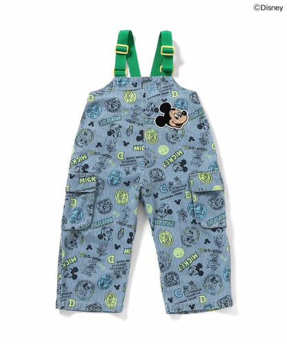 日本童裝 BREEZE x Disney 印花背帶褲 80-120 男童款 夏季 Jumpsuit