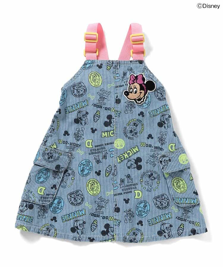 日本童裝 BREEZE x Disney 印花背帶裙 80-120 女童款 夏季 DRESSES