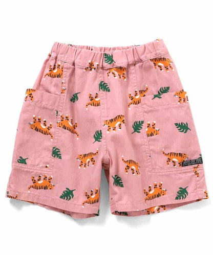 日本童裝 BREEZE x 旭山動物園応援商品 動物紋側袋褲 80-140cm 男童款 夏季 PANTS