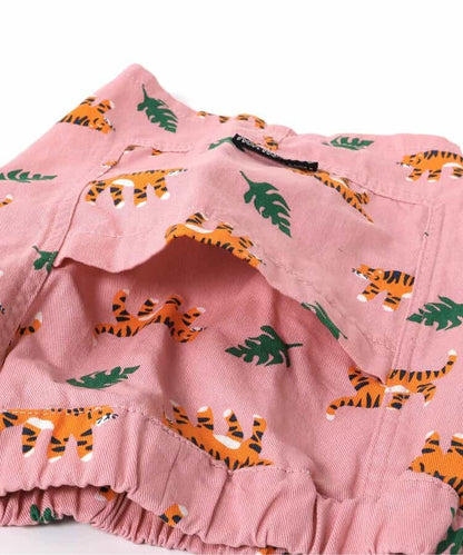 日本童裝 BREEZE x 旭山動物園応援商品 動物紋側袋褲 80-140cm 男童款 夏季 PANTS