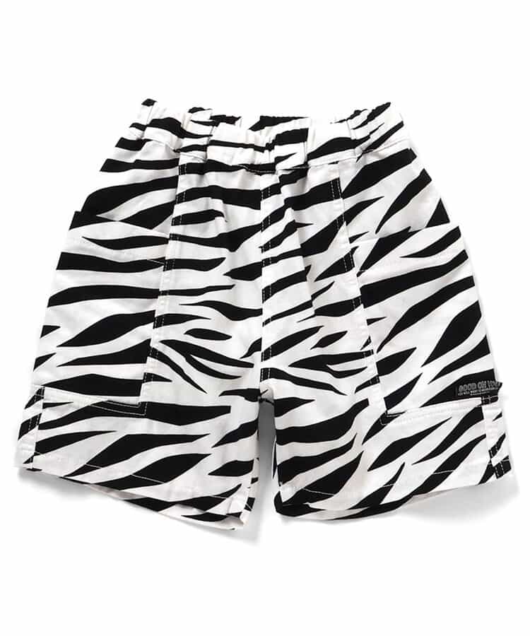 日本童裝 BREEZE x 旭山動物園応援商品 動物紋側袋褲 80-140cm 男童款 夏季 PANTS