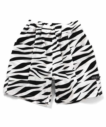 日本童裝 BREEZE x 旭山動物園応援商品 動物紋側袋褲 80-140cm 男童款 夏季 PANTS