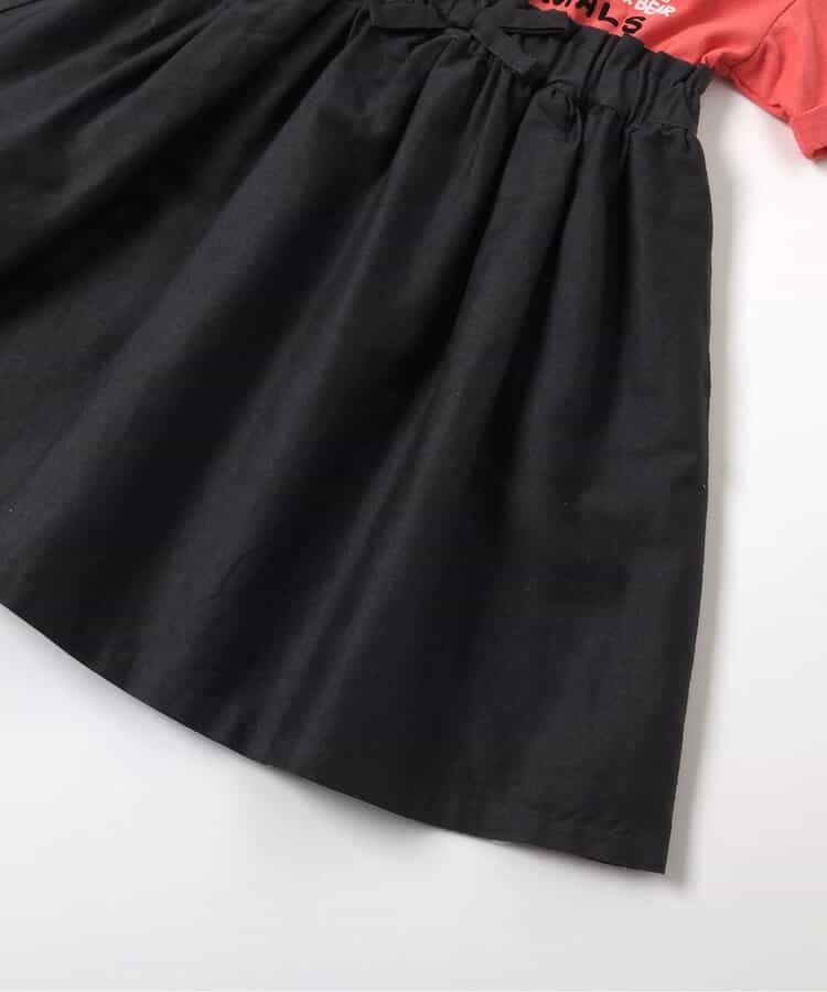 日本童裝 BREEZE x 旭山動物園応援商品 拼接連身裙 80-140cm 女童款 夏季 DRESSES