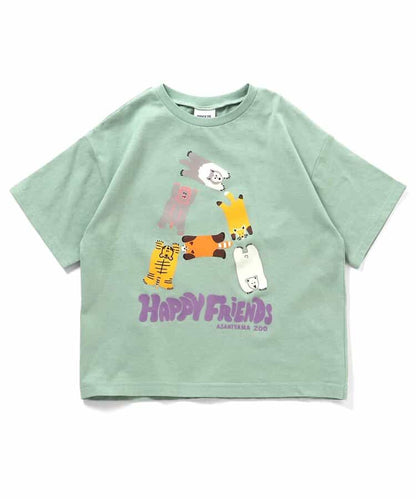 日本童裝 BREEZE x 旭山動物園応援商品 動物印花上衣 80-140cm 男童款 夏季 TOPS