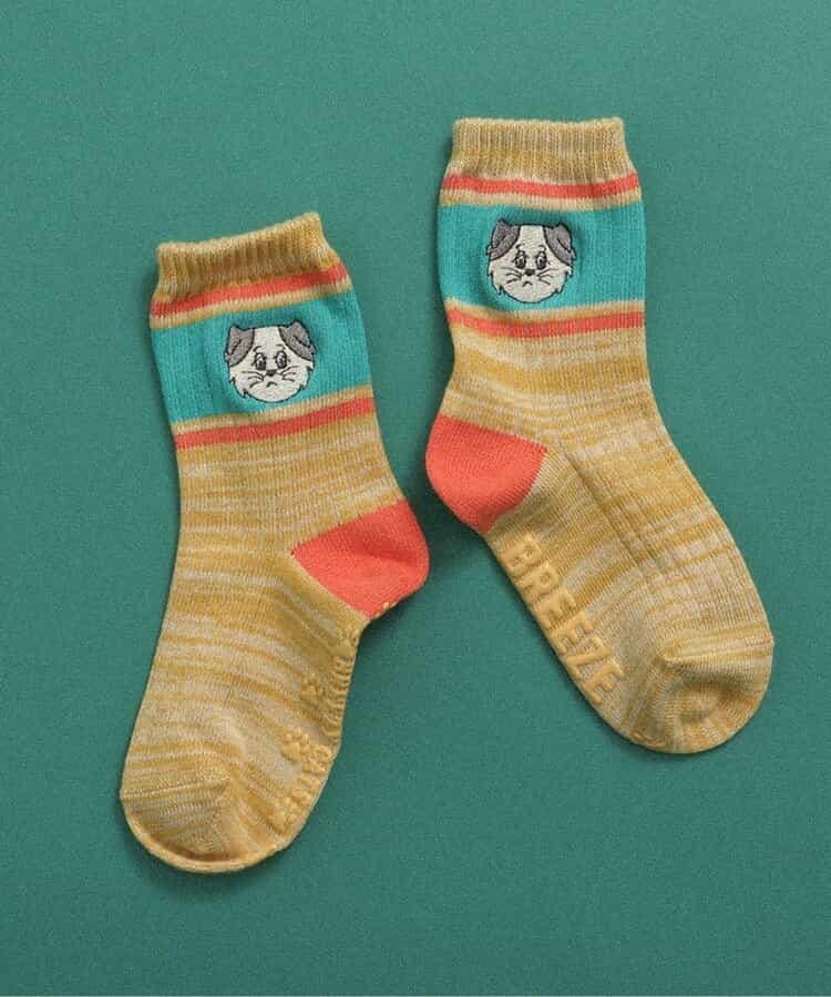日本直送 BREEZE x BREEZY CATS 襪一對 13-21cm 襪系列