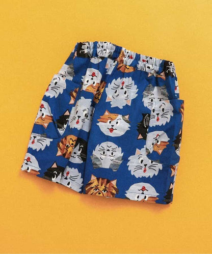 日本童裝 BREEZE x BREEZY CATS 全印花短褲 80-140cm 男童款 夏季 PANTS