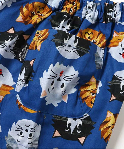 日本童裝 BREEZE x BREEZY CATS 全印花短褲 80-140cm 男童款 夏季 PANTS