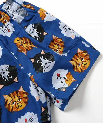 日本童裝 BREEZE x BREEZY CATS 全印花短褲 80-140cm 男童款 夏季 PANTS