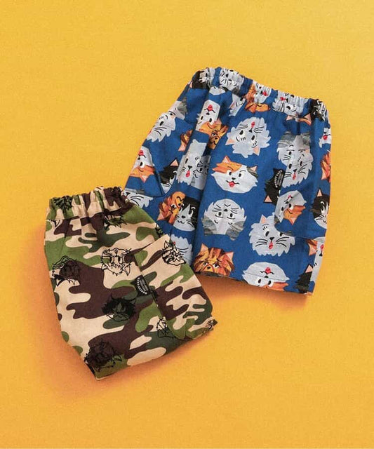 日本童裝 BREEZE x BREEZY CATS 全印花短褲 80-140cm 男童款 夏季 PANTS