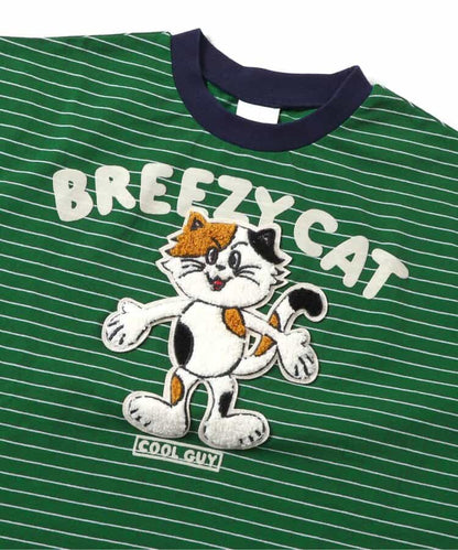 日本童裝 BREEZE x BREEZY CATS 間條上衣 80-140cm 男童款/女童款 夏季 TOPS