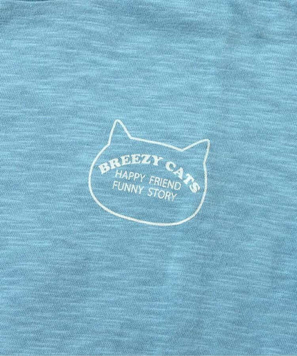 日本童裝 BREEZE x BREEZY CATS 插畫印花上衣 80-140cm 男童款/女童款 夏季 TOPS