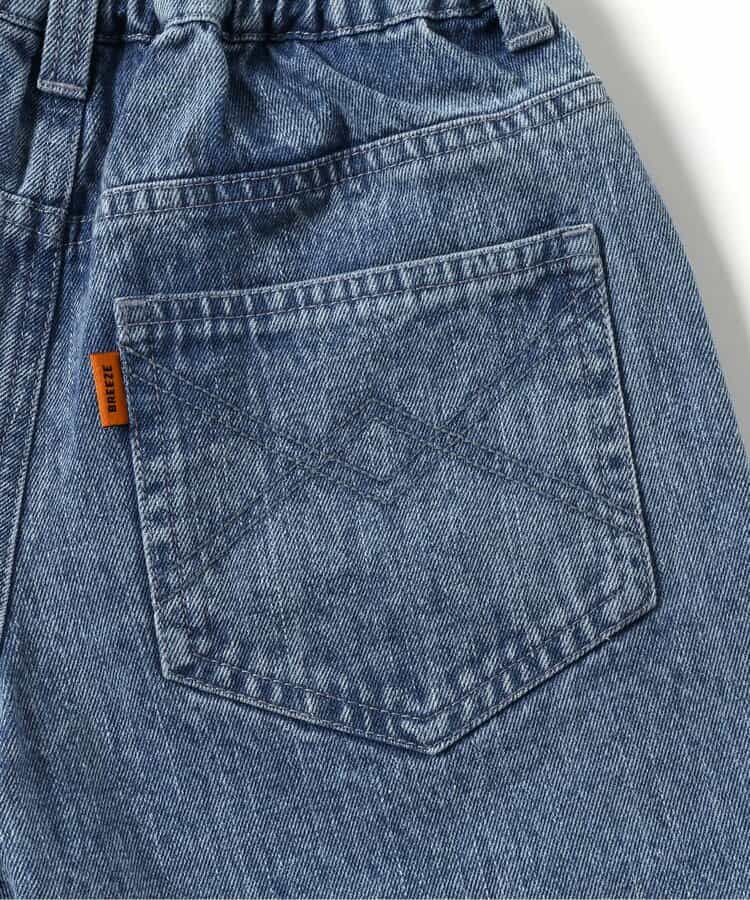 日本童裝 BREEZE x 福井県立恐竜博物館 恐龍圖案牛仔褲 90-140cm 男童款 夏季 PANTS